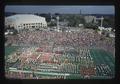 High school bands in Parker Stadium, Oregon State University, Corvallis, Oregon, 1975