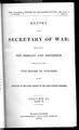 Report of the Secretary of War, being part of the Message and Documents Communicated to the Two Houses of Congress at the Beginning of the First Session of the Forty-Fourth Congress. Volume II. Part II