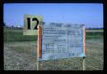 Effects of lime and irrigation on forage legumes test plot sign, Jackson Farm, Corvallis, Oregon, 1966