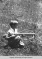 Donald Luther Flynn: boy with crossbow