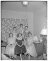 Theta Sigma Phi Women of Achievement at the Matrix Table banquet, April 1955