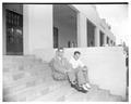 Mother's Club scholarship winners during Mothers Weekend, 1954