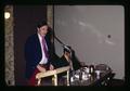 Ed Bonham speaking at The Dalles Chamber of Commerce Forum, The Dalles, Oregon, circa 1973