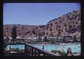 Tipi village and swimming pool at Kah-Nee-Ta resort, Warm Springs Reservation, Oregon, August 1972