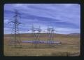 Powerlines at Allen Tom ranch, Sherman County, Oregon, 1974