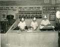 Canning team making sandwiches at the Pacific International Livestock Show, Portland, Oregon , November 7-12, 1921