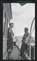 William and Irene Finley on the deck of the MV Westward