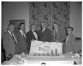 Legislature visit, Dr. A. L. Strand, Chancellor Richards, 1959