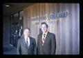 Dale Kirk, Acting Head of Agricultural Engineering, and Ralph Davis, Head Elect. Oregon State University, Corvallis, Oregon, September 1970