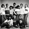 1984-1985 University of Oregon cheerleading squad