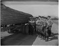 State Police School participants inspect a logging truck; Summer Session