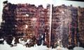 Papyrus scroll from Villa of Papyri, Pompeii