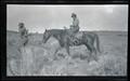 Irene Finley on horseback