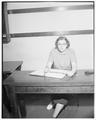 Phyllis Aldrich of Portland, student in engineering, May 1954