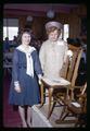 Mrs. Novotny and refinished chair, Burns, Oregon, 1969