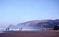 Beach Scene with Cascade Head in Background