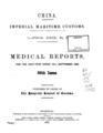 Medical Reports for the Half Year Ended 30th September, 1898