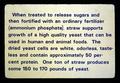 Text of "Yeast" entry on straw utilization exhibit, Oregon State University, Corvallis, Oregon, circa 1973
