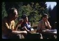 Bill McGuire, Te May Ching and John Wolfe at School of Agriculture Conference on Effective Teaching, Oregon State University, Corvallis, Oregon, September 1971