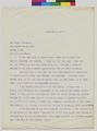 Letter to Mr. Kampo Yoshikawa from Mrs. Murray Warner dated March 12, 1920