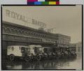 Royal Bakery delivery trucks. (recto)