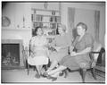 Business and Professional Women's Home Economics scholarship winner with Dean Ava B. Milam and Mrs. Charlene Edwards, State President, January 1950