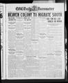 O.A.C. Daily Barometer, October 22, 1925