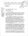 Steere letter to Wilson re: Scholarship for African Student at University of Oregon