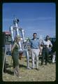 Sprinkler company information booth at Irrigation Fair, Jackson Farm, Corvallis, Oregon, 1966