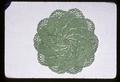 13 inch wide green doily