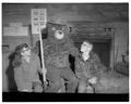 Smokey the Bear visits Camp Tamarack, May 1958