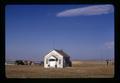 Old one-room schoolhouse near Maupin, Oregon, circa 1972