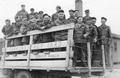 Camp Adair soldiers going to the Terhune hop yard