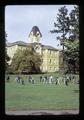 Surveying class near Benton Hall, Oregon State University, Corvallis, Oregon, October 1973