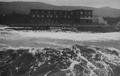 Hotel Moore at high tide, Seaside, Oregon