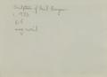 Architecture and Allied Arts, Sculpture, 2 of 2 [22] (verso)