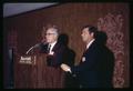 Hal Lewis and Congressman Robert Price of Texas at National Agriculture Communication Service meeting, January 1971