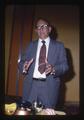 Ernest Briskey speaking at Hood River, Oregon, June 1979