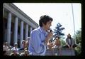 John Kerry speaking on Memorial Union steps during George McGovern rally, Oregon State University, Corvallis, Oregon, May 11, 1972