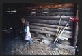 Schneider children 'climbing the rope' inside shed