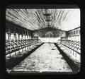 Interior of dairy barn