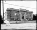 Carnegie Library, Salem. Street and power pole in foreground.