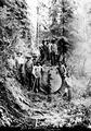 Riving a Log - Raymond, WA - Kinsey Photo