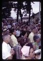 Spectators watching Tom McCall speech at Oregon State Fair, circa 1965
