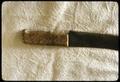household knife, 12 inches long made by Matt H. Tolonen 1917 or early 1920s (property of Carl Tolonen)