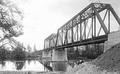 Railroad bridge over the Santiam River at Lebanon, Oregon