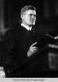 Seth Romen Huntington, Pastor of Union Church, at the pulpit