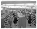 Interior of Memorial Union bookstore, Spring 1962