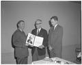 August Strand receiving Air Force ROTC award