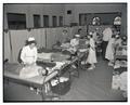 Donors at a Red Cross blood drive